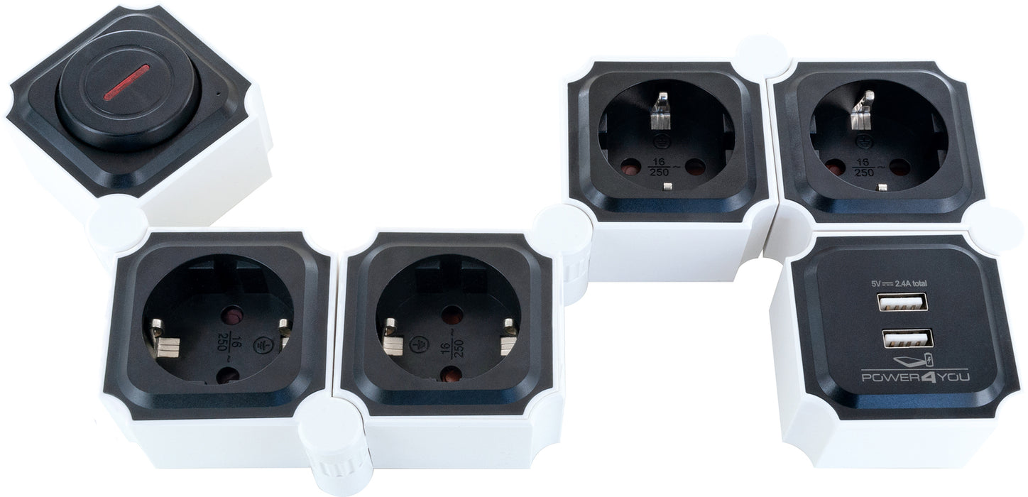 Flexible power strip