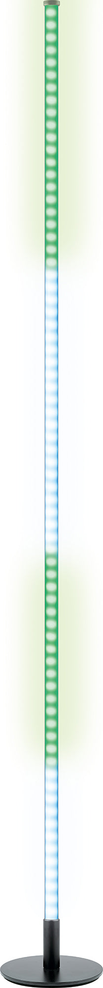 RGB LED floor lamp, dimmable, with color change, with remote control