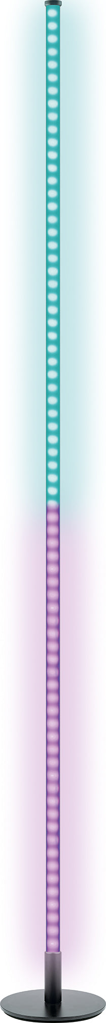 RGB LED floor lamp, dimmable, with color change, with remote control