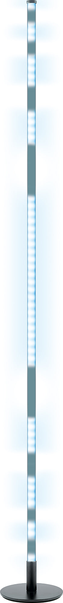 RGB LED floor lamp, dimmable, with color change, with remote control