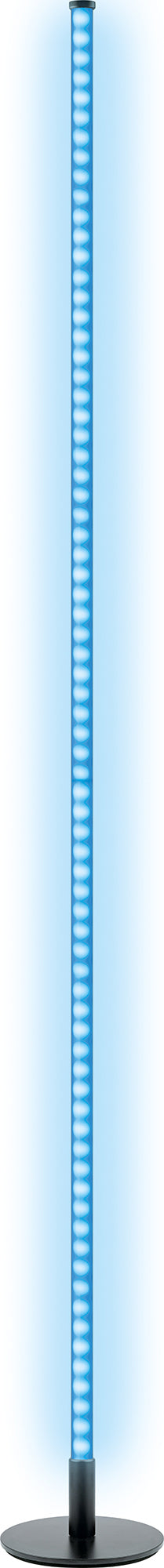 RGB LED floor lamp, dimmable, with color change, with remote control