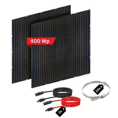 Solar module set of 2 Slim-Line 400Wp
