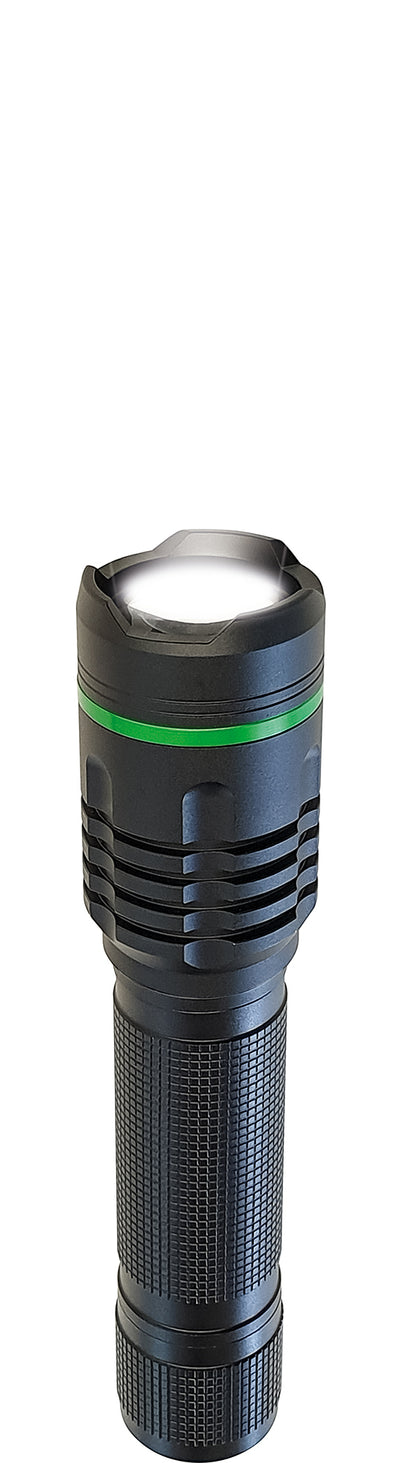 Flashlight with zoom function and 3 lighting modes