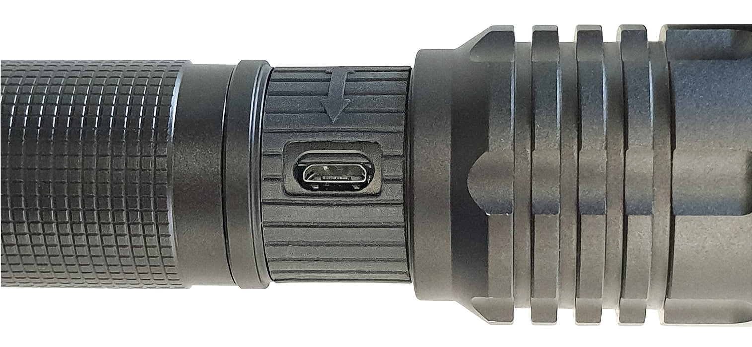 Taschenlampe mit Zoomfunktion und 3 Leuchtmodi