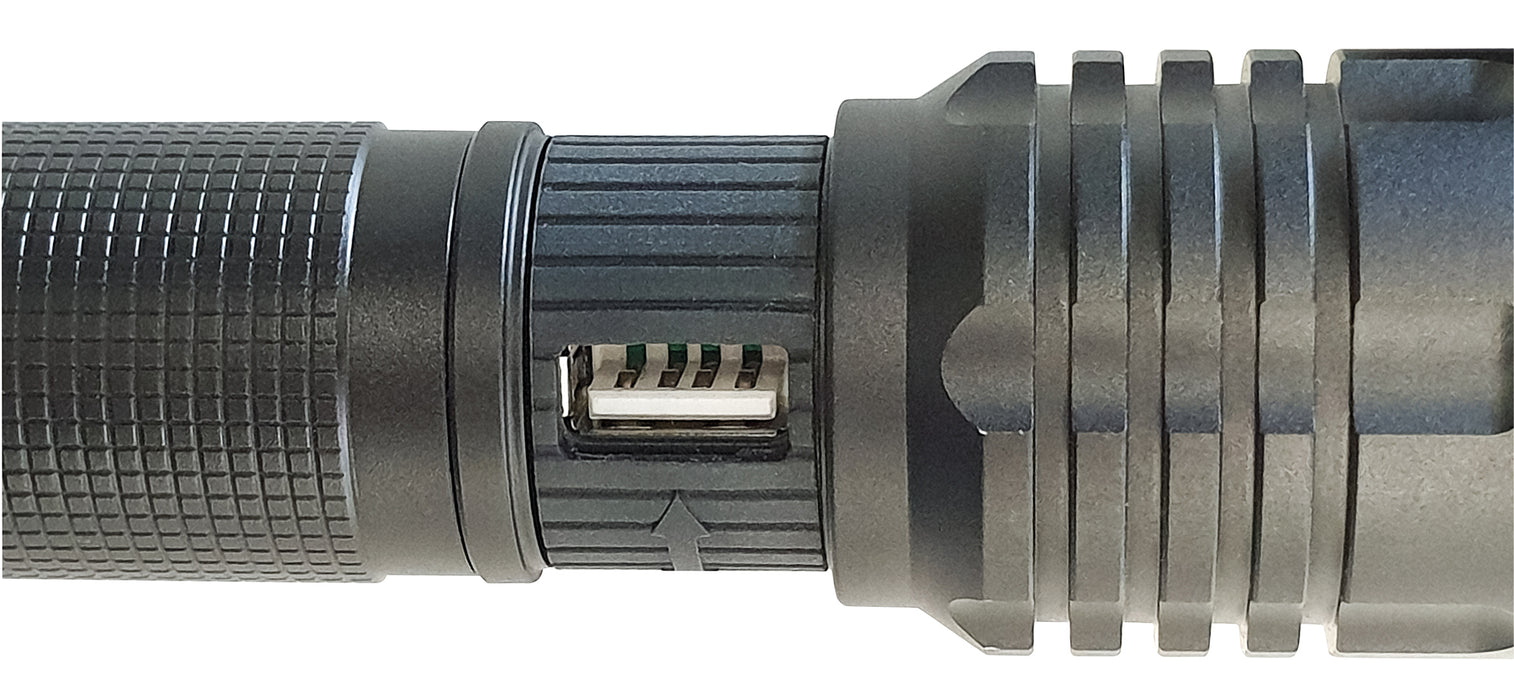 Taschenlampe mit Zoomfunktion und 3 Leuchtmodi