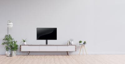 Stand with swivel mount for Curved & Flat TVs up to 40kg / 70" (VESA 600x400)