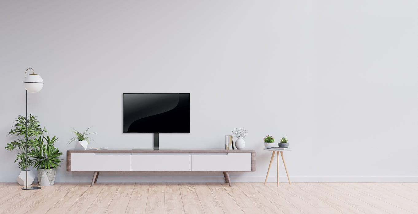 Stand with swivel mount for Curved & Flat TVs up to 40kg / 70" (VESA 600x400)