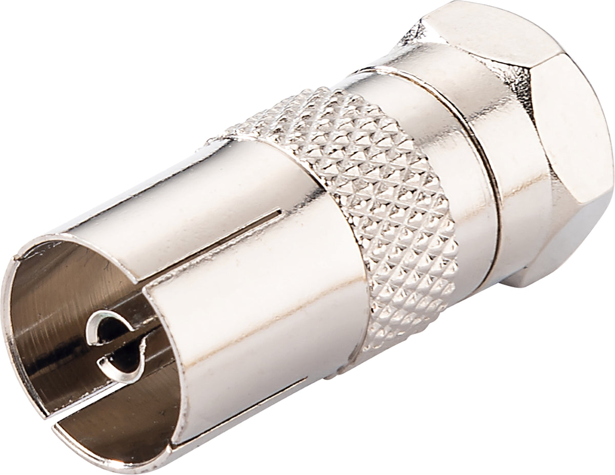 Adapter (F connector > IEC socket)