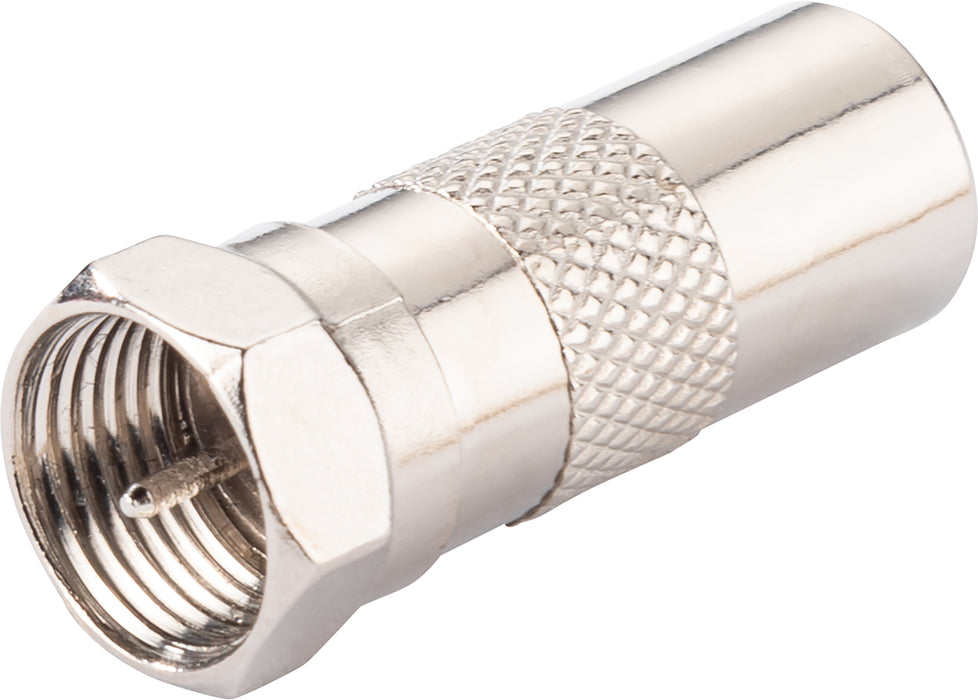 Adapter F- auf IEC-Stecker