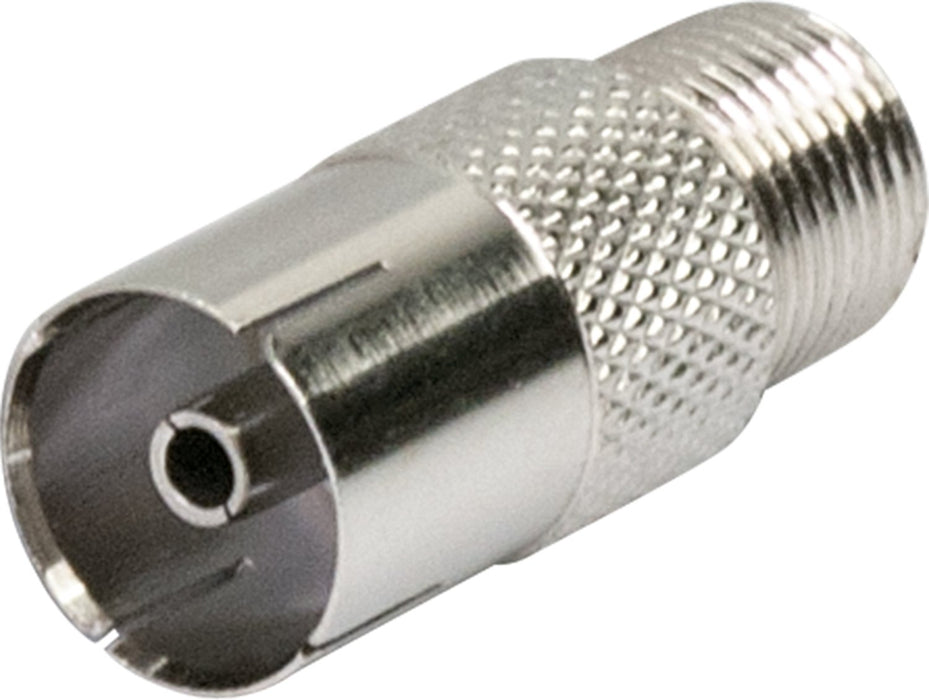 Adapter F- auf IEC-Buchse