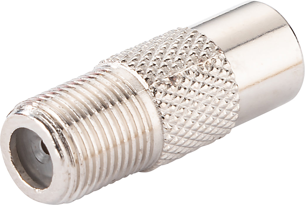 Adapter F-Buchse auf IEC-Stecker