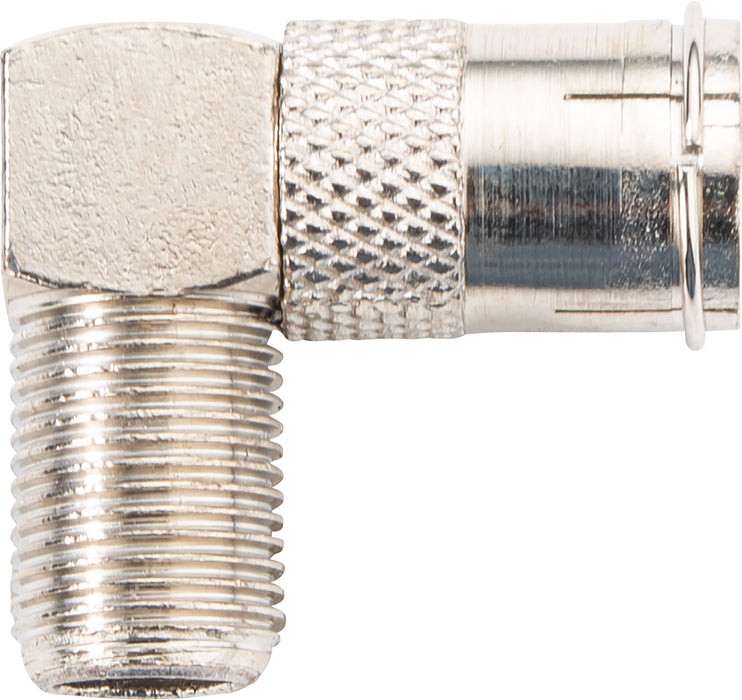 Winkeladapter F-Quick- auf F-Buchse