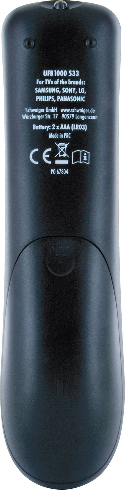 2 IN 1 universal remote control * Comfort *