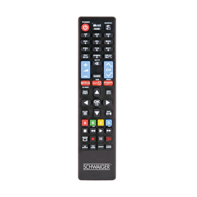 Replacement remote control (for: LG, Samsung, Sony, Panasonic, Philips)