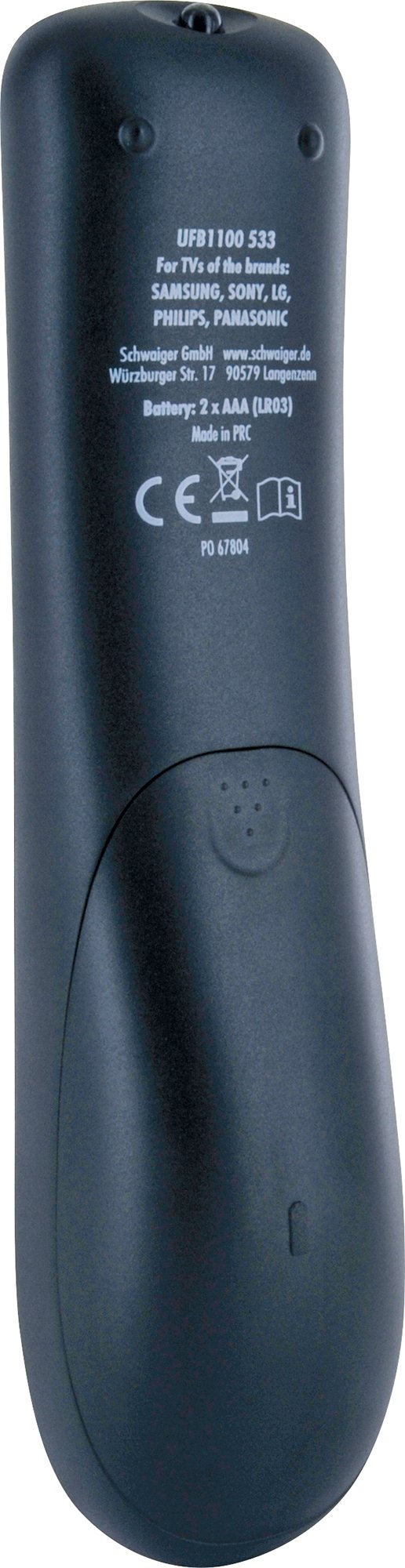2 IN 1 universal remote control * Comfort Plus *