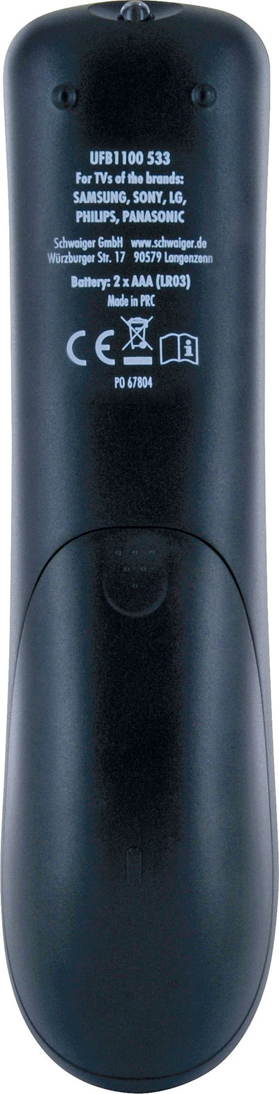 2 IN 1 universal remote control * Comfort Plus *