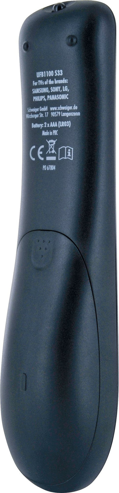 2 IN 1 universal remote control * Comfort Plus *