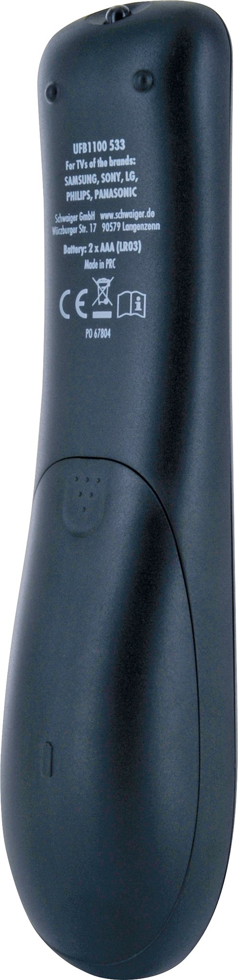 2 IN 1 universal remote control * Comfort Plus *