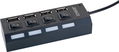 USB hub, 4-fold