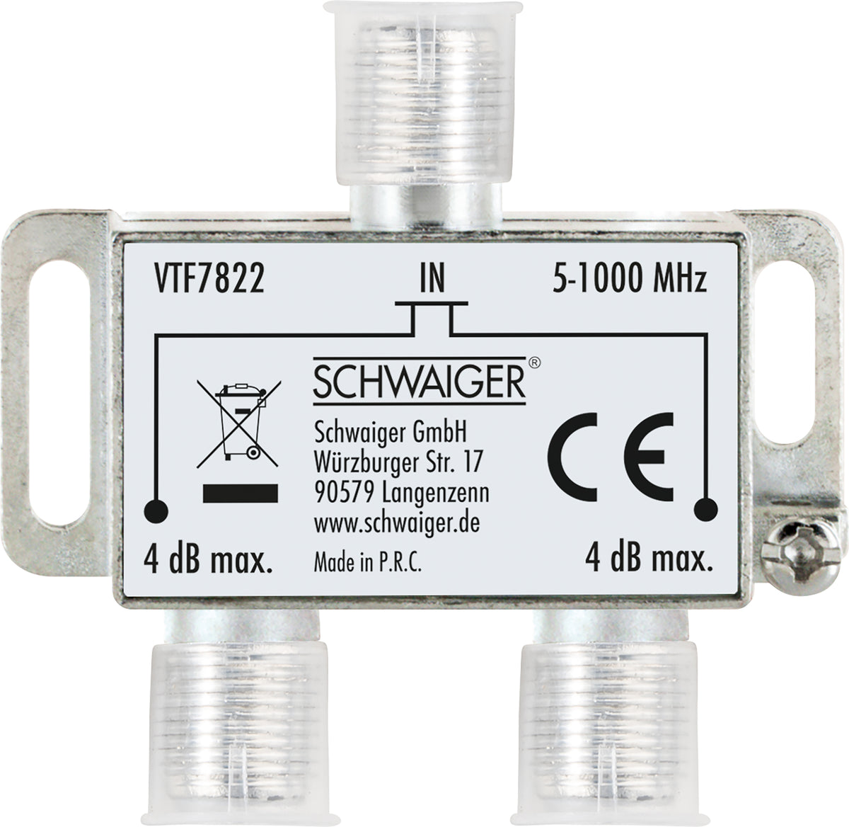 2-way distributor (4 dB)