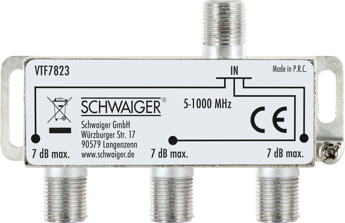 3-way distributor (7 dB)