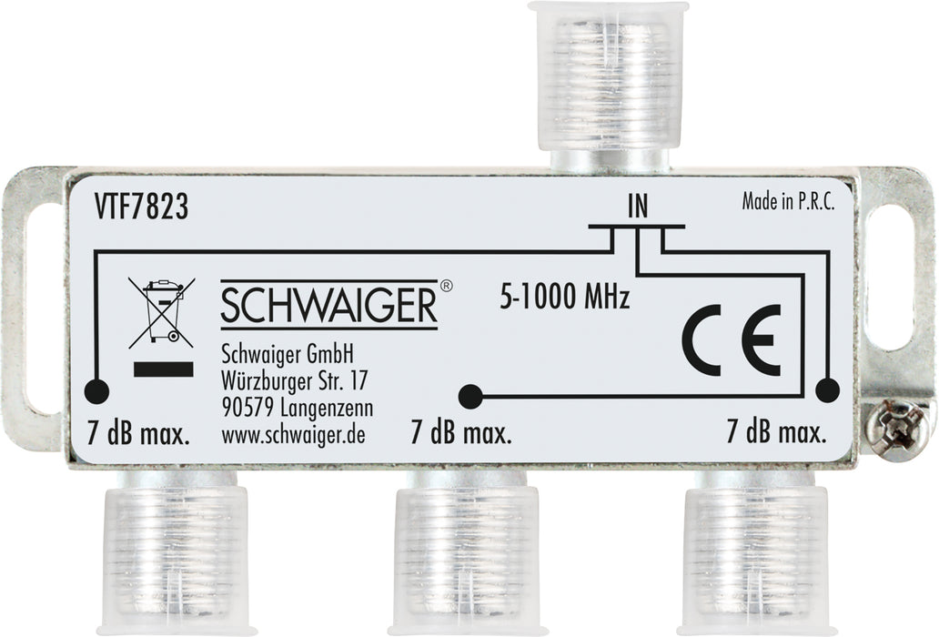 3-way distributor (7 dB)