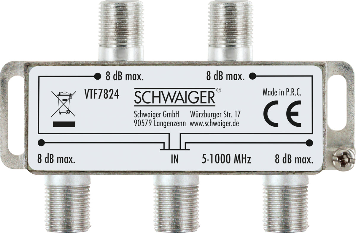 4-way distributor (8 dB)