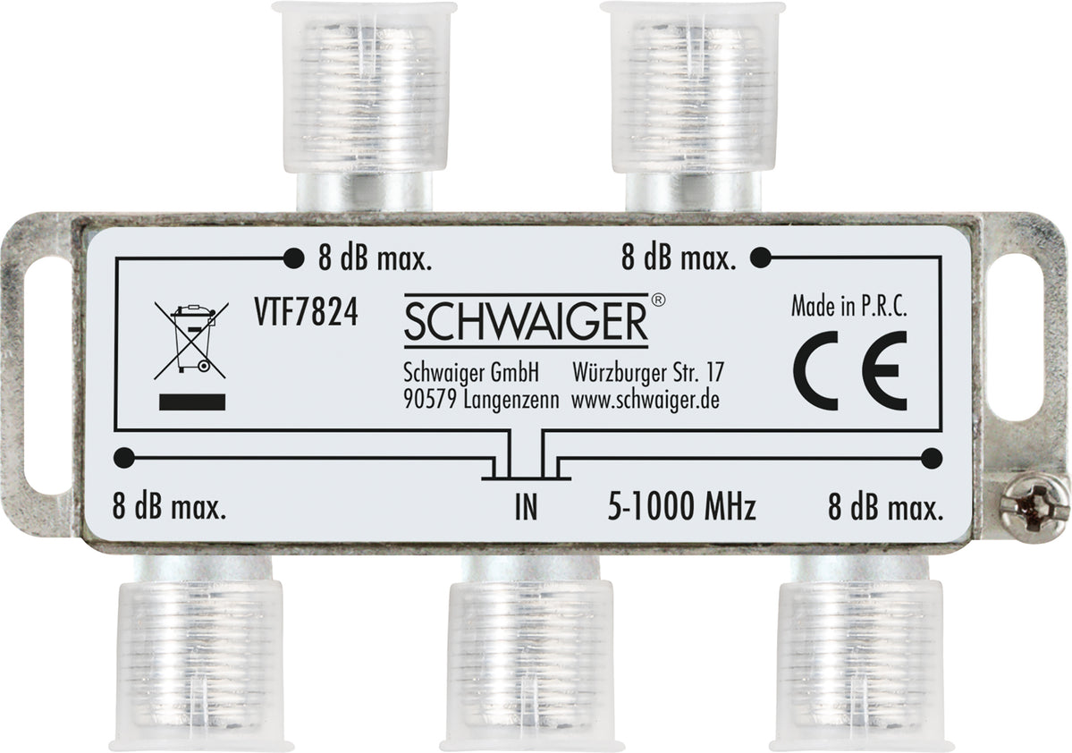4-fach Verteiler (8 dB) — Schwaiger GmbH
