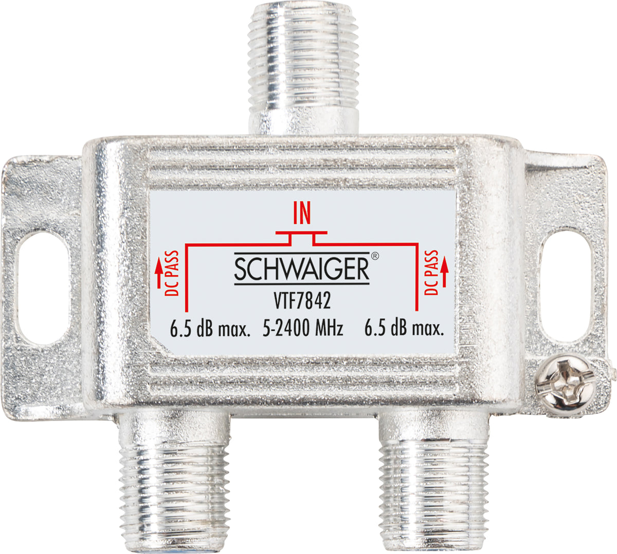2-way distributor (6.5 dB)