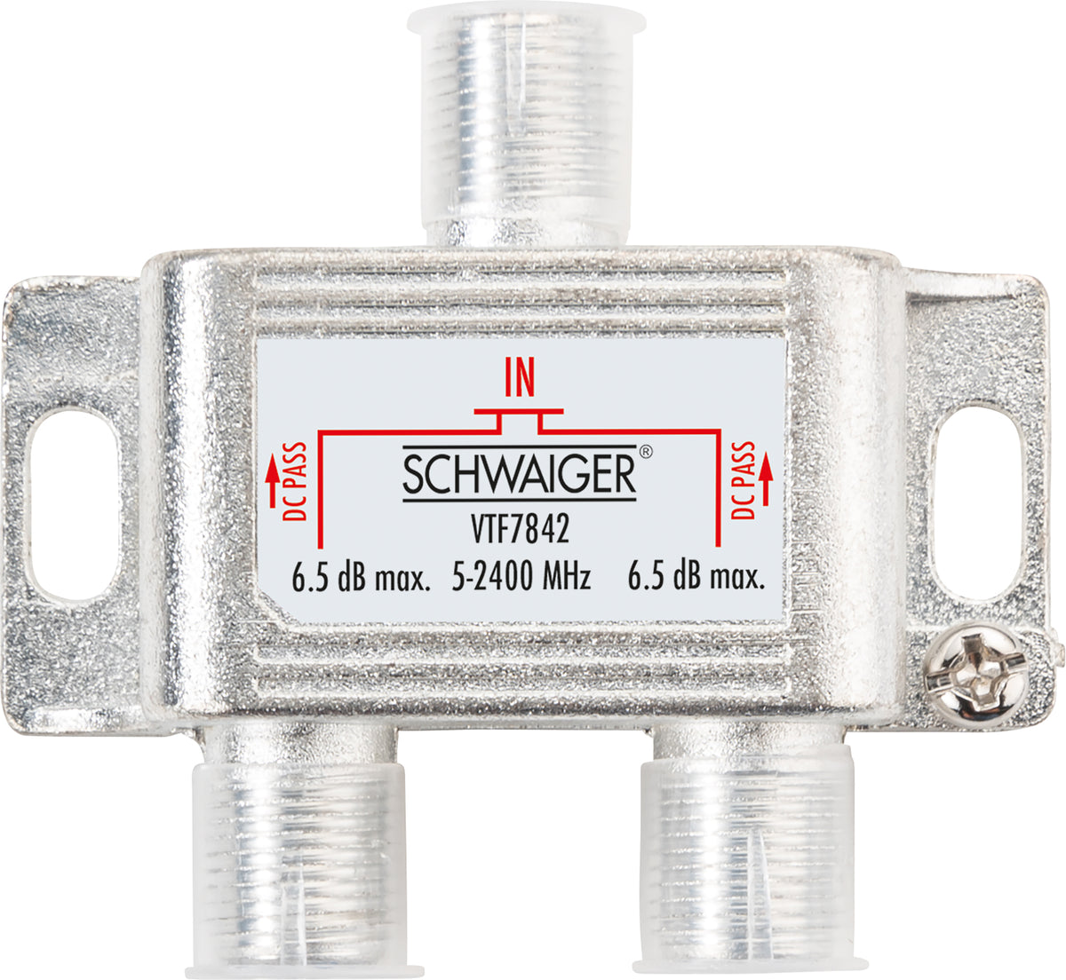 2-way distributor (6.5 dB)