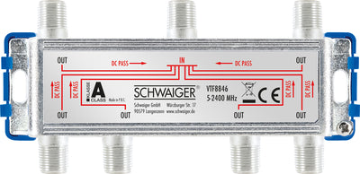 6-way distributor (14 dB)
