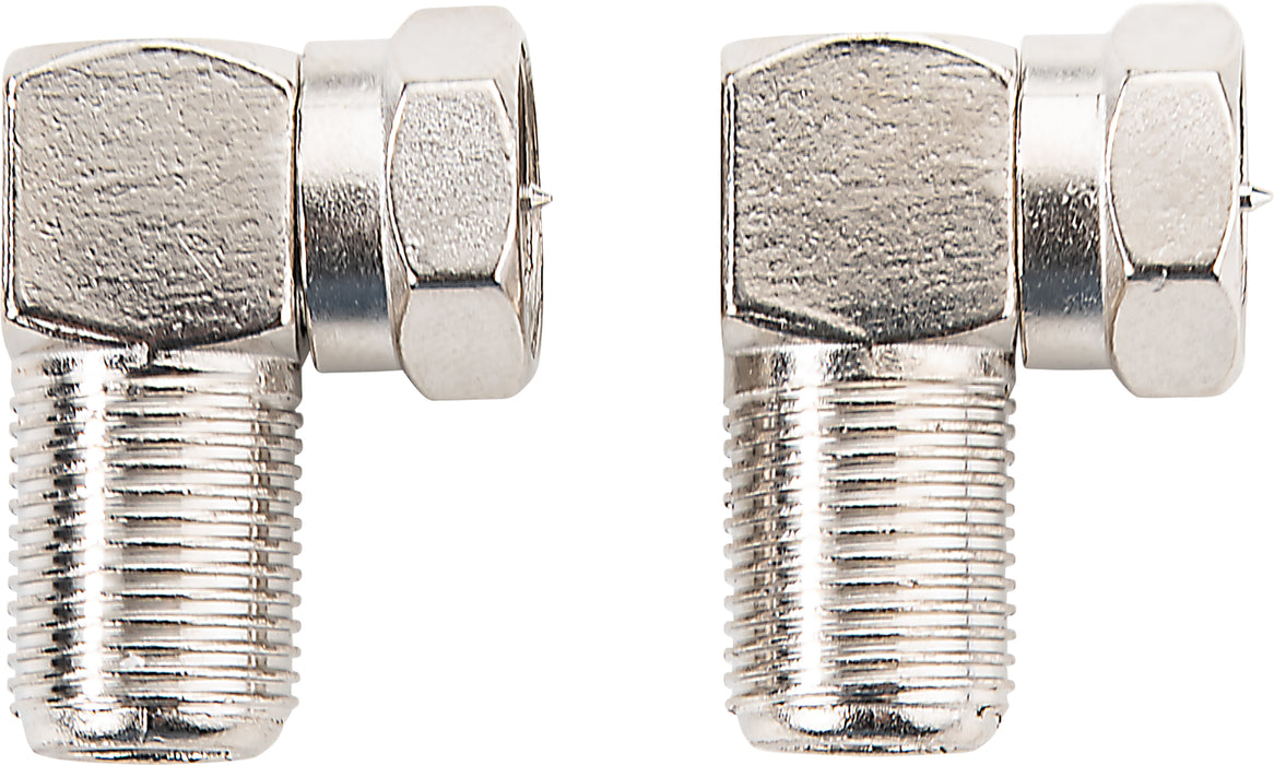 F-Winkeladapter Stecker auf Buchse 2er Set