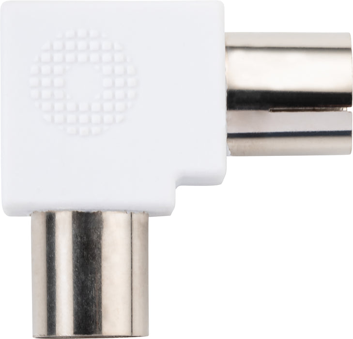 Winkeladapter IEC-Stecker auf -Buchse