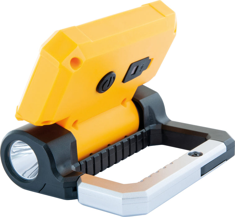 Arbeitsleuchte mit COB-LED Strahler und Taschenlampe