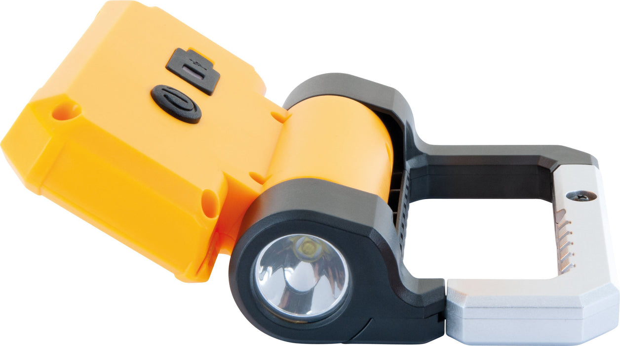 Arbeitsleuchte mit COB-LED Strahler und Taschenlampe
