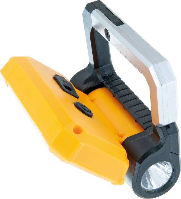 Arbeitsleuchte mit COB-LED Strahler und Taschenlampe
