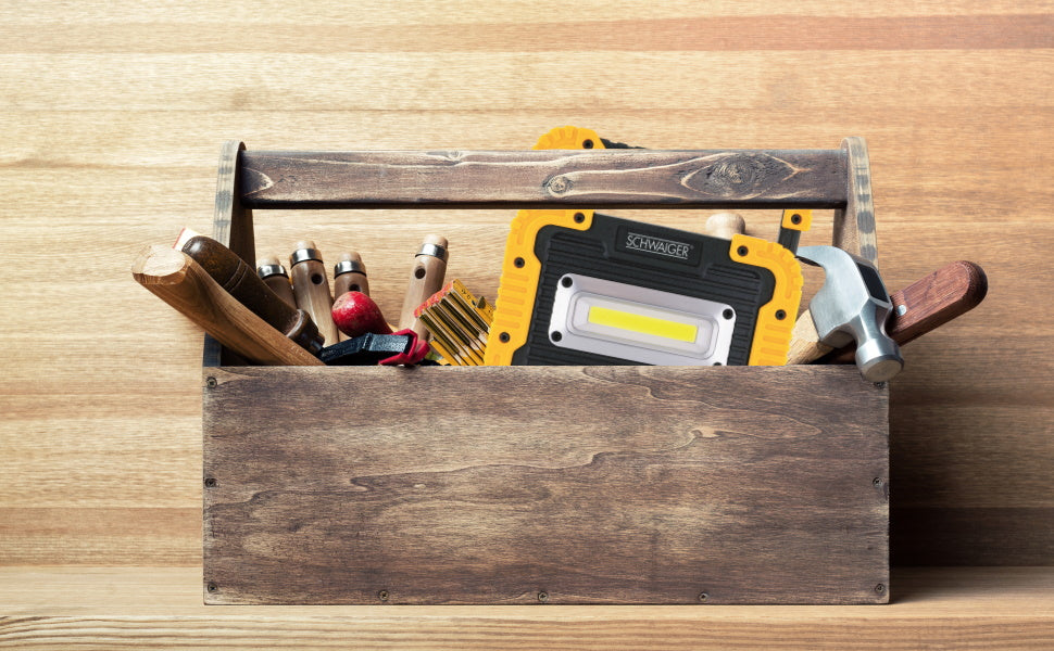 Baustellen-Strahler mit Standfuß