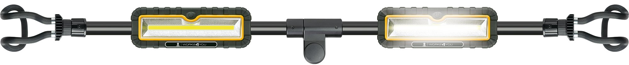 LED double work light with power bank function