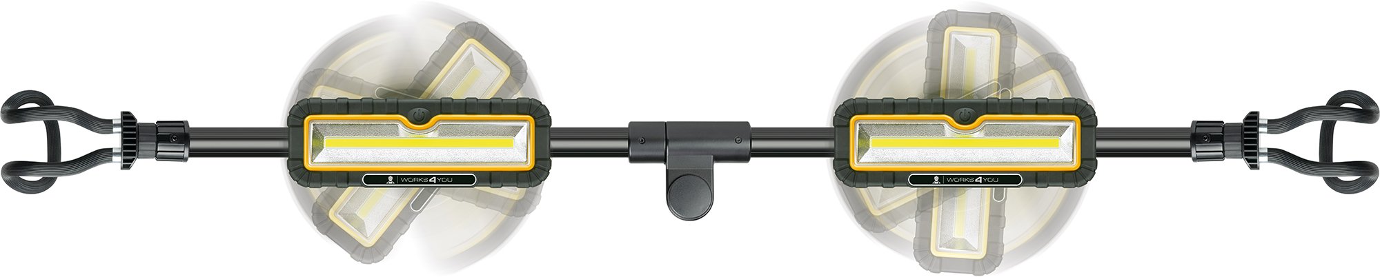 LED double work light with power bank function