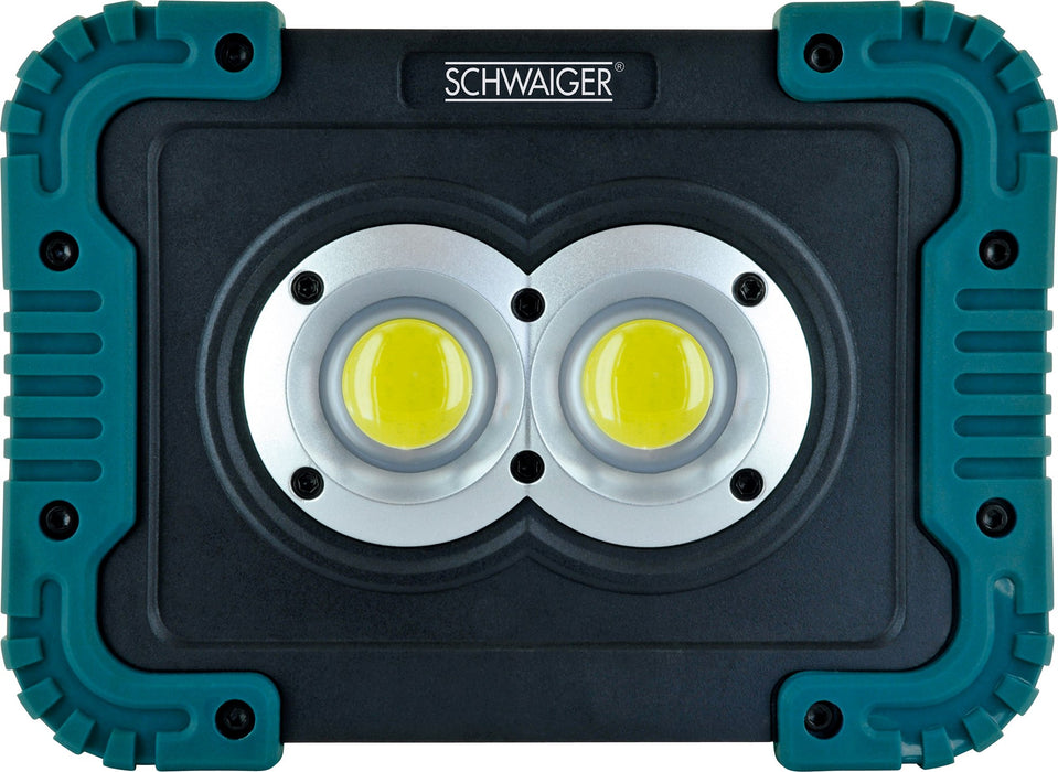 Arbeitsleuchte mit Standfuß & TPR-Kantenschutz