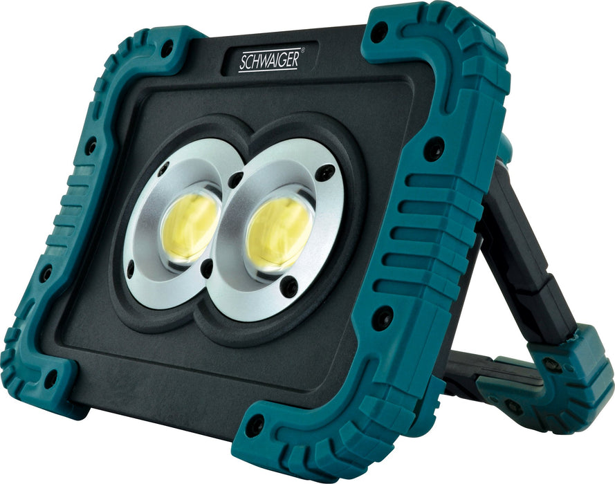Arbeitsleuchte mit Standfuß & TPR-Kantenschutz