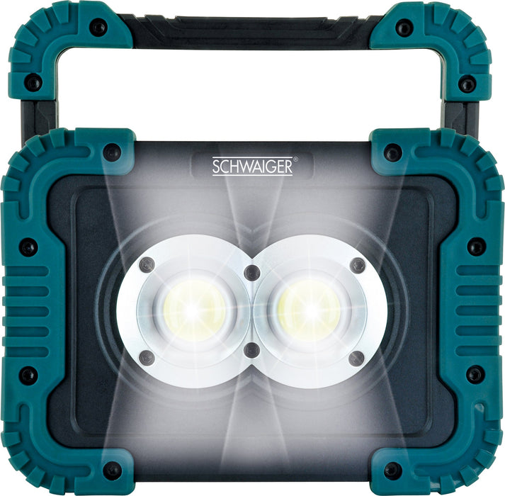 Arbeitsleuchte mit Standfuß & TPR-Kantenschutz