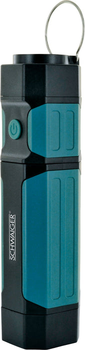 Arbeitsleuchte mit ausziehbarem COB-LED Strahler und Taschenlampe