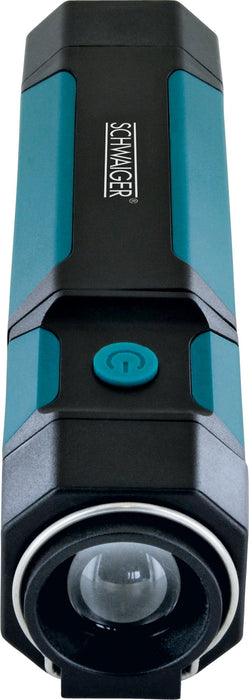 Arbeitsleuchte mit ausziehbarem COB-LED Strahler und Taschenlampe