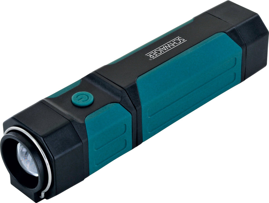 Arbeitsleuchte mit ausziehbarem COB-LED Strahler und Taschenlampe