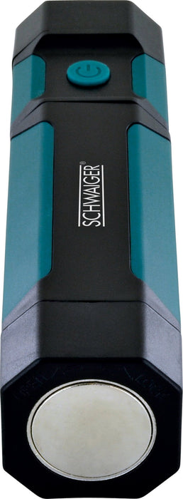 Arbeitsleuchte mit ausziehbarem COB-LED Strahler und Taschenlampe