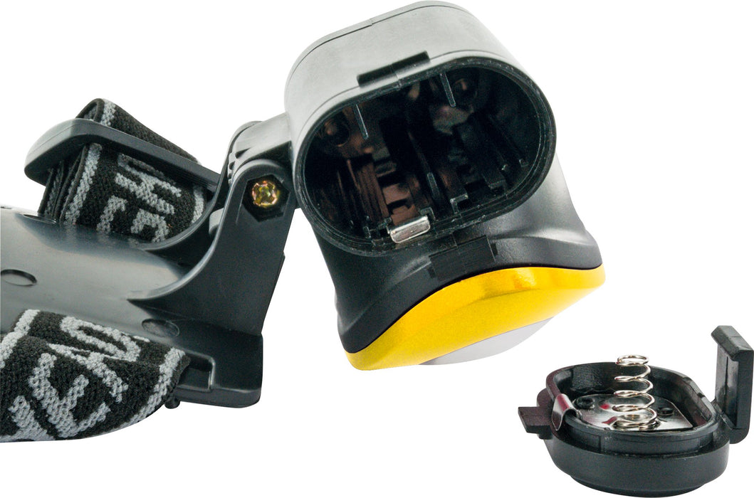 Stirnlampe mit Kopfband & 3 Betriebsmodi Gelb