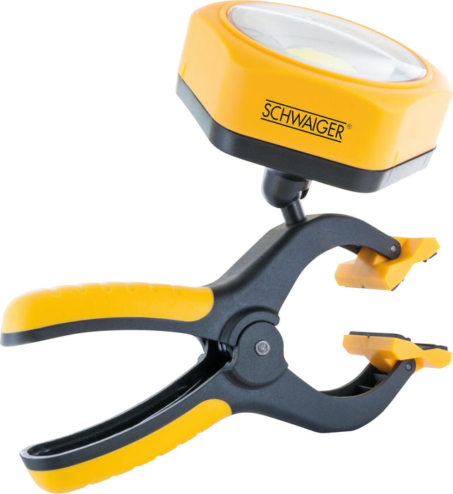 Arbeitsleuchte mit abnehmbarer Klammer
