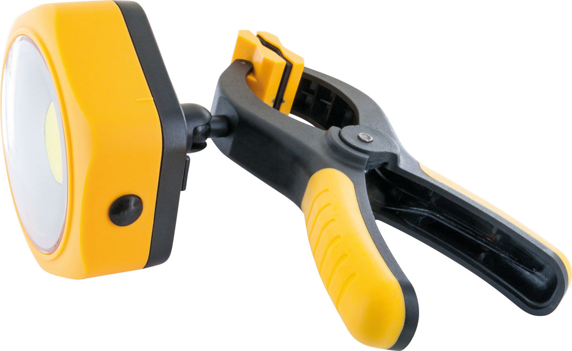 Arbeitsleuchte mit abnehmbarer Klammer