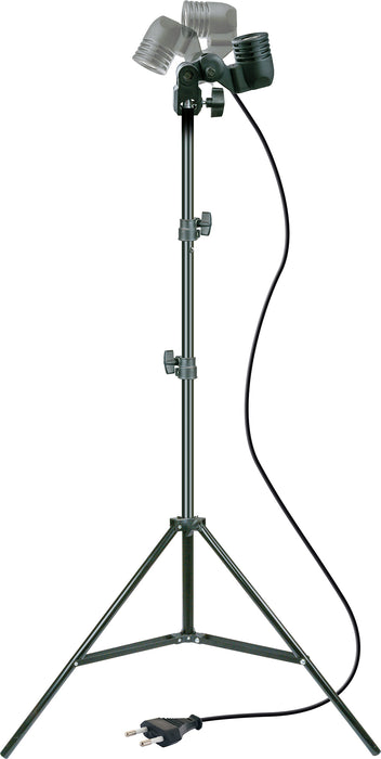 Leuchtmittelfassung E27 auf Stativ 2,10 m